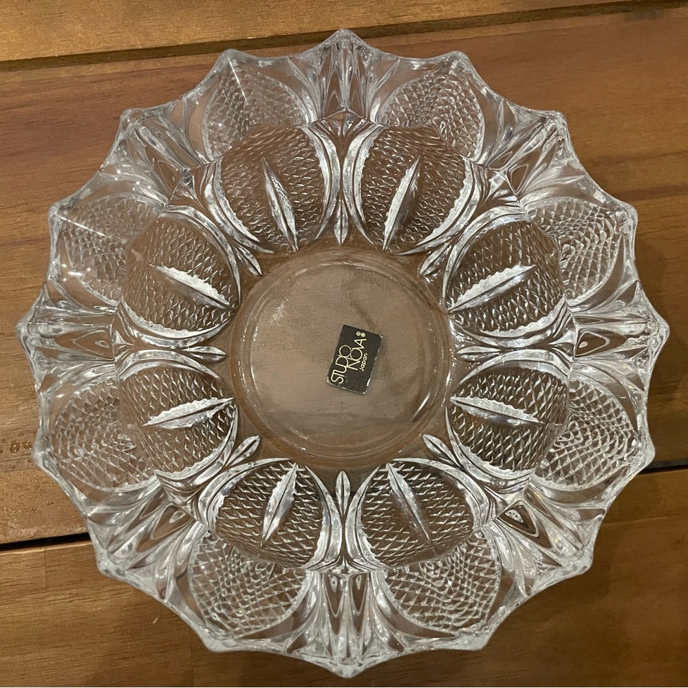 Studio nova crystal dish